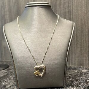 Silver Heart Pendant Necklace